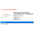 thumbnail image 2 of Lower Timing Cover Gasket Set - Compatible with 1996 - 1998 BMW 318i 1997, 2 of 2