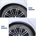 thumbnail image 4 of ORUYROP Pack-4 Car Fender Trim Strip, 28" Arch Wheel Header Protection Anti-scratch Pad, Universal for Most Car Wheel Header Protector (Carbon Fiber Black), 4 of 6