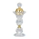 thumbnail image 5 of Quemador de incienso de cristal Bakhoor, quemador de oud árabe, para spa, yoga y aromaterapia. B, 5 of 9