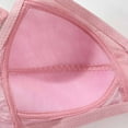 thumbnail image 4 of Penkiiy Women Bras Women's No Steel Ring Lactation Vest Bra Back Adjustment Yoga Running Bra Pink Bras, 4 of 5