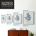 thumbnail image 4 of Wild Indigo II - Blue Framed Wall Art Print, Solid Wood Frame, 8" x 10", Ready to Hang, 4 of 6