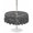 Dark Gray, variant on Outdoor Tablecloth with Umbrella Hole for Patio/Picnic/Party/Camping, Cartoon Space Waterproof Table Cloth Rectangle Table Cover Washable, Spacecraft Rocket Meteorite Star Funny (60"x 120")