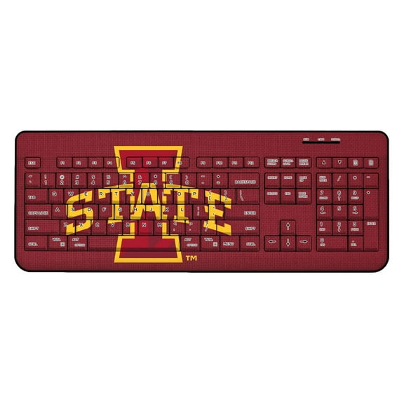 Iowa State Cyclones Solid Design Wireless Keyboard