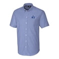 thumbnail image 2 of Men's Cutter & Buck Powder Blue Air Force Falcons Vault Stretch Oxford Short Sleeve Button-Down Shirt, 2 of 3