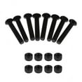 thumbnail image 1 of 2x8 juegos de pernos de montaje para monopatín, tuercas de tornillo para Longboard, Hardware de 5x27mm, negro 2 piezas, 1 of 8