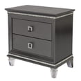 thumbnail image 5 of Lavish 3 Piece Gray Bedroom Set with Light up Headboard in Eastern King, 5 of 9