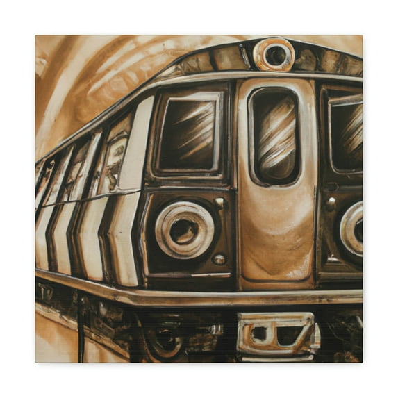 Subway Train Renaissance - Canvas