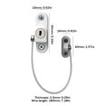 thumbnail image 2 of Kid Lock Window Restrictor Security Wire Pestillo para la mayoría de los tipos de ventanas y puertas, 2 of 8