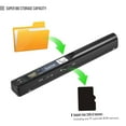 thumbnail image 4 of Portable Handheld Wand Wireless Scanner A4 Size 900DPI JPG/PDF Formate LCD Display with Protecting Bag and 8GB TF Card for Business Document Reciepts Books Images, 4 of 7