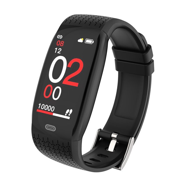 Bluetooth 4.0 Pantalla a Color Pulsera Inteligente Pulsera Ritmo Cardíaco Presión Arterial Rastreador de Ejercicios Impermeable Inevent EL1474-01B