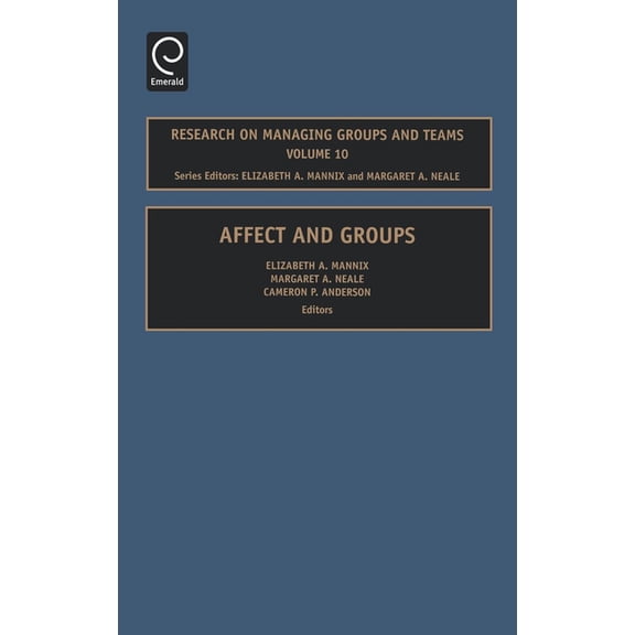 Research on Managing Groups and Teams Affect & Group, Book 10, (Hardcover)