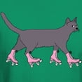 thumbnail image 3 of CafePress - Cat Roller Skating T Shirt - Men's Classic Graphic Cotton T-Shirt, 3 of 4