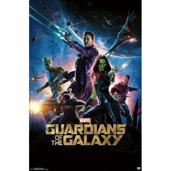 Marvel Cinematic Universe - Guardians of the Galaxy - One Sheet Wall Poster, 22.375" x 34"