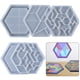 thumbnail image 2 of Hexagonal Tangram Rompecabezas Molde De Silicona Decoración Del Hogar Molde Para Hacer Dulces Pasteles Chocolates Eigraketly HA044180-04, 2 of 6