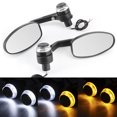 thumbnail image 4 of Motorbike Accessory,2pcs 7/8in Handlebar End Motorcycle Rearview Mirror Handlebar Mirrors Quality You Can Trust, 4 of 14