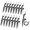 15 Sets Misting Heads with Stake, variant on 360° Adjustable 1/4" Drip Irrigation System Kits(no Tubing)