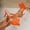 Orange, variant on Women's High Heel Sandals, Closed Pointed Toe Bow Slip-on Stiletto Slippers Party Prom Casual Dress Mules Orange 5.5(36)