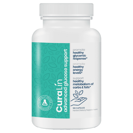 CuraLin Glucose Supplements, 1 Capsule, 180 Count
