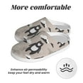thumbnail image 6 of Lsque Cartoon Bear Brown Pattern Womens Comfort Cotton on Scuff With Memory Foam and Anti-skid Sole Slipper-35/36, 6 of 7
