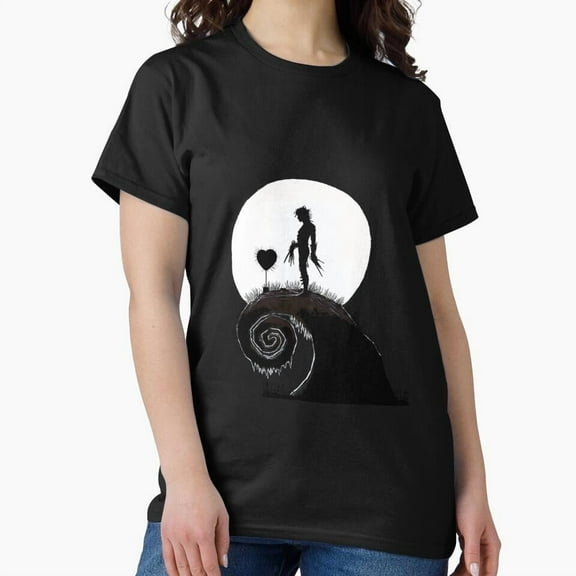 Edward's Creepy Nightmare, Gothic Scissors Movie Crossover Fan Art G27029 Unisex T-Shirt, Up to Size 5XL