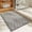 Gray, variant on CasaChic Colorful Flocking Bathroom Floor Mat, Absorbent Quick Drying Non-Slip, Thickened Toilet Foot Mat, Block Pattern Design, Machine Washable, 23.6x31.4in