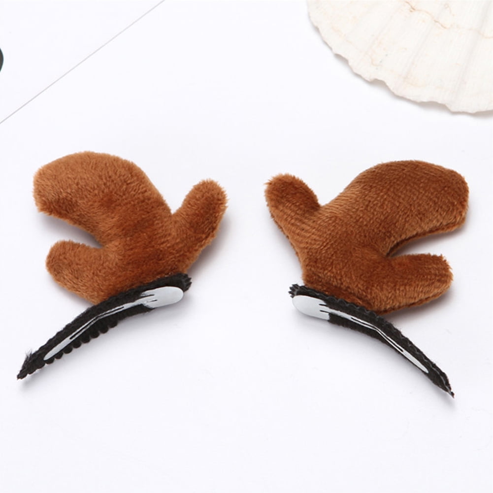 Esaierr Christmas Hair Clips/ Christmas Tree Hairpins Christmas Hat Hair Clips Xmas Accessories Holiday Headdress Set For Girls Women Gifts