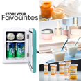 thumbnail image 2 of Koolatron Mini-Frigo - Réfrigérateur pour Chambre et Bureau, Refroidisseur de Boissons Portable de Table, 12V 110V Réfrigérant pour Boissons, Soda, Vin, pour Utilisation en Voiture, 2 of 10