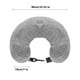 thumbnail image 3 of Almohada de viaje rellenable con bolsa | Almohada cervical en forma de U para vuelos y viajes por carretera | Se rellena con ropa para ahorrar espacio | Tejido de terciopelo suave | Portátil, 3 of 3