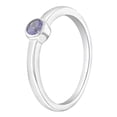 thumbnail image 2 of 925 Sterling Silver Simulated Alexandrite Birthstone Ring For Toddlers Size 2, 2 of 4