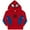 Red, variant on Marvel Avengers Spider-Man Boys Zip-Up Hoodie for Toddlers and Big Kids – Blue/Red/White