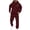 Wine&&100, variant on CONROSES Mens Tracksuits 2 Peice Set Casual Sweat Suit for Men Graphic Y2K Long Sleeve Hoodies Sweatpants Fall Winter Athletic Jogging Track Suits