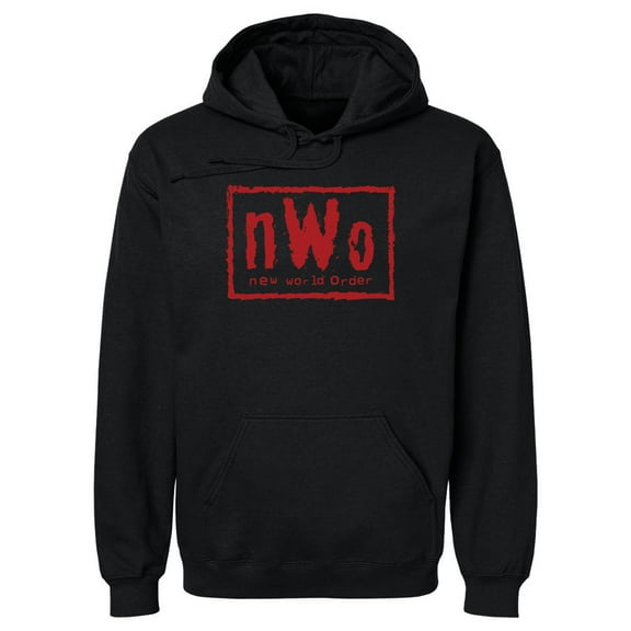 Men's 500 Level Black nWo Red Logo Pullover Hoodie