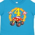 thumbnail image 4 of Inktastic Monster Truck 4th Birthday Boys or Girls Toddler T-Shirt, 4 of 5