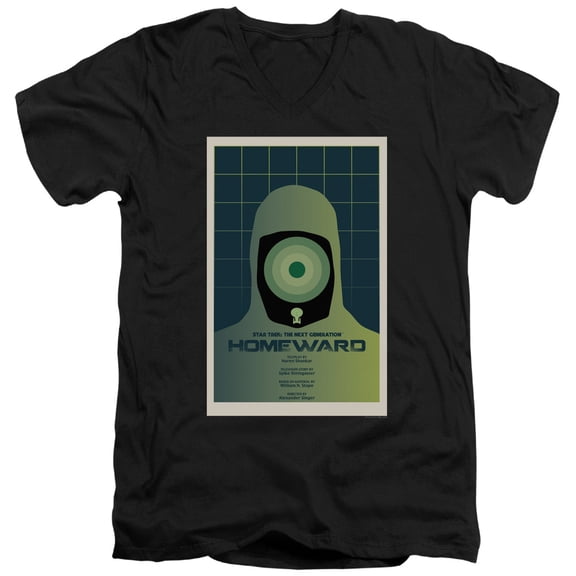 Star Trek - Tng Season 7 Episode 13 - Slim Fit V Neck Shirt - Large