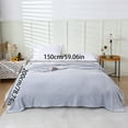 thumbnail image 3 of Ngheia Up To 65% Off Solid Color Blanket 150*200, Soft & Warm Solid Color Polyester Blanket Cozy Throw for Bed Couch All Season Use Multiple Colors Available, Solid Color Blanket 150*200*1 Piece, 3 of 9