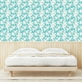 thumbnail image 3 of Ambesonne Summer Botanic Peel & Stick Wallpaper for Home, Butterflies Dance, 13"x36", Seafoam Aqua Coconut, 3 of 5