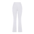 thumbnail image 2 of ZOIGHDA Womens Flare Yoga Pants High Rise Stretch Bootcut Leggings with Pockets Solid Athletic Sports Workout Pants(White,X-Large), 2 of 5