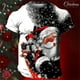 thumbnail image 1 of Camisetas de Navidad para hombre, ropa informal de manga corta, a la moda, para verano, 2024, 1 of 4