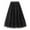 Black, variant on Mrat Fringe Skirt Women's Solid Color Ruffled Mesh Skirt High Waist Prom Poached Skirt Half-Length Skirt Fringe Skirt S-159 White L