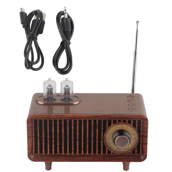 Altavoz Bluetooth retro B9 de baja latencia, altavoces USB de escritorio con radio para computadoras de escritorio.