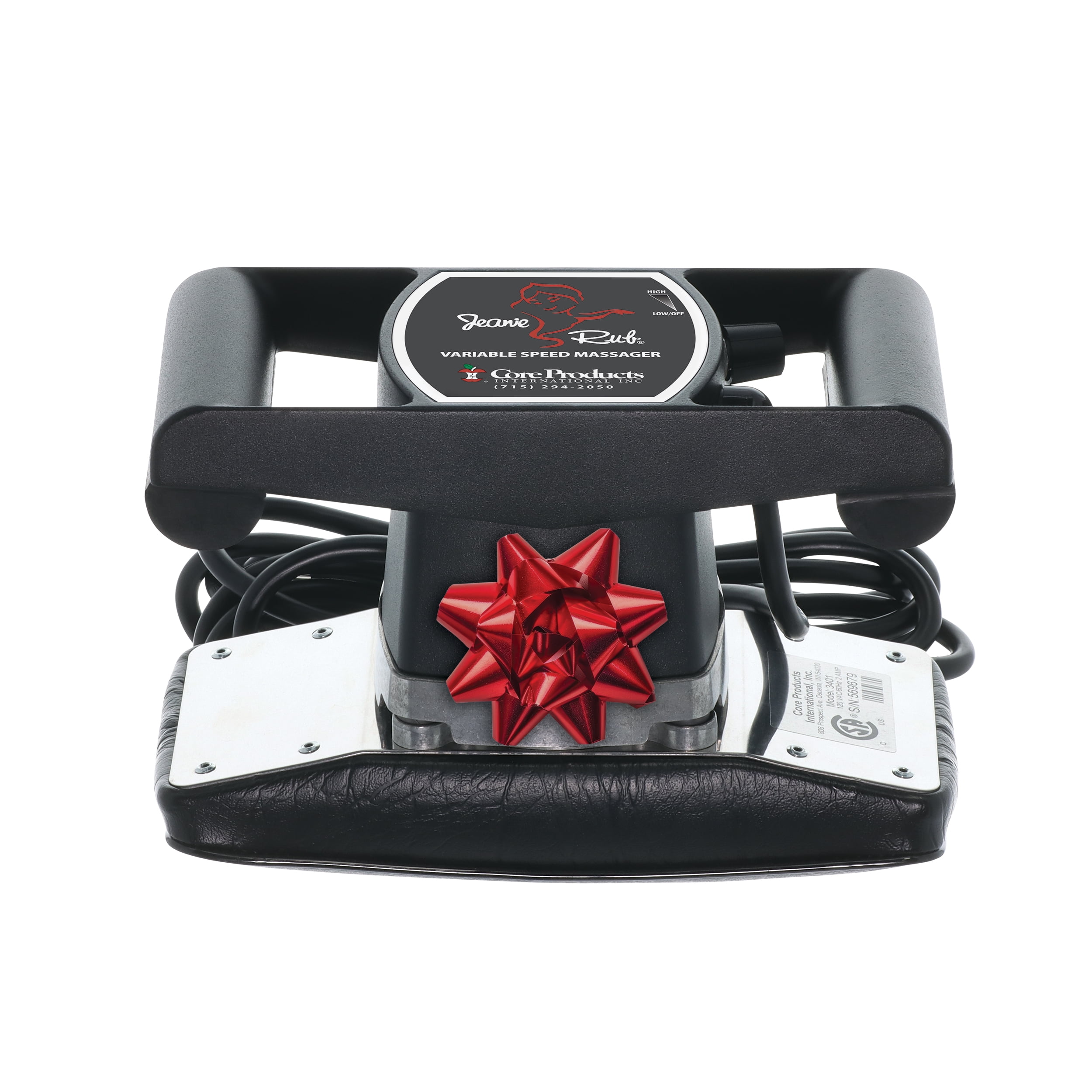 Hyperice Venom 2 Heated Back Massage Wrap, HSA/FSA Eligible, Black