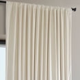 thumbnail image 4 of HPD Half Price Drapes Signature Extra Wide Diva Cream Velvet Blackout Curtains (1 Panel), 100W X 84L, 4 of 7