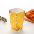 thumbnail image 1 of 6 Pcs Boîte à Maïs Soufflé Jetable Rangement Collation Carton Blanc Emballage de Fête pour Anniversaire, 1 of 7