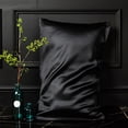 thumbnail image 2 of Pillow Case 100% Silk Quality Slip Solid Color Two-Sided Bedroom Decoration, 2 of 6