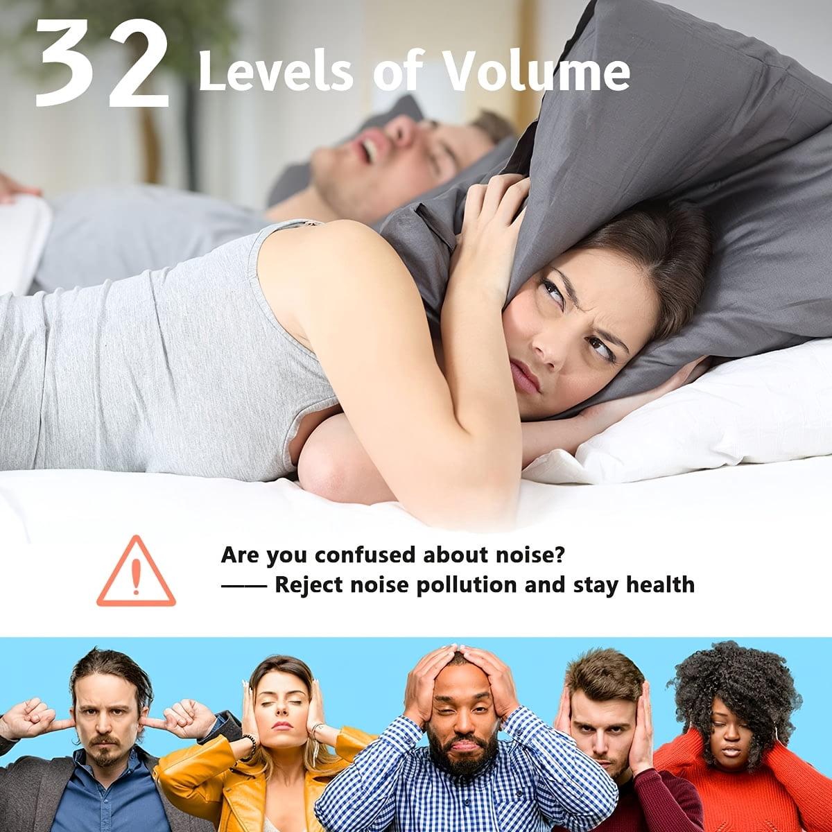 Portable White Noise Machine Sleep Aid, Suitable for Adults, Pets, Children, And. Features 30 Soothing Sounds, a 5-Color Night Light, And 3 Timer Functions. Includes a Lanyard