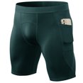 thumbnail image 1 of Pantalones cortos deportivos para hombre, ajustados, de secado rápido, para entrenamiento, con bolsillo, elásticos, transpirables, para correr y fitness, 1 of 6