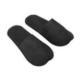 thumbnail image 2 of Unique Bargains 1 Pair Disposable Slippers Foldable Non-woven Hotel Slippers Gray, 2 of 5