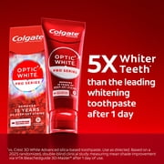 (2 pack) Colgate Optic White Pro Series Express White Toothpaste with 5% Hydrogen Peroxide, 2 Pack, 3.0 OZ
