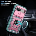 thumbnail image 3 of HCTian for Google 8A Phone Case,360° Kickstand & Slide Camera Cover,Military Heavy Duty Full Body Hard Shell Phone Case for Google Pixel 8A Shockproof,6.1 inch, 3 of 7
