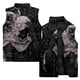 thumbnail image 3 of Chalecos para hombre Cómodos y cálidos Chaquetas de invierno casuales y versátiles para hombre Chaleco de trabajo con impresión digital 3D con estampado de monstruos, 3 of 5